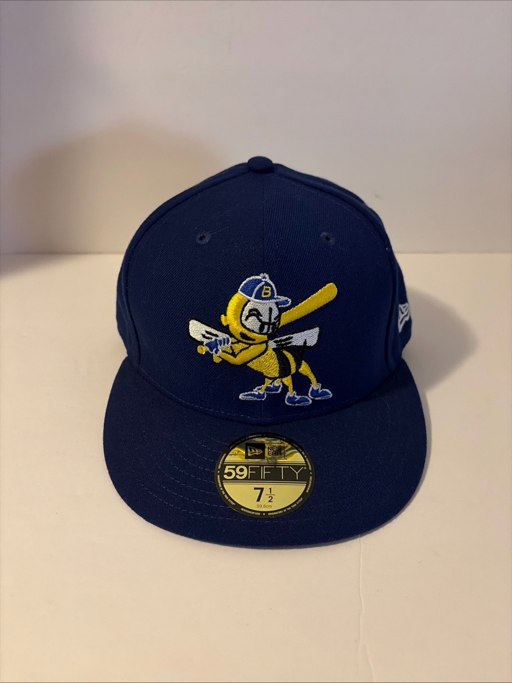 Burlington Bees New Era Size 7.5 New W Tags